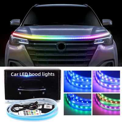 Dải đèn che ô tô xuyên qua lưới trung bình Đèn trang trí Led Gap chạy hàng ngày