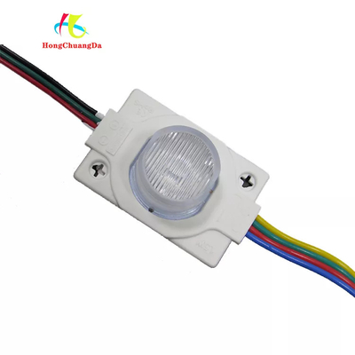 SMD3030 Mô-đun LED đơn RGB với ống kính 46 * 30mm 110 Lumen Tri màu