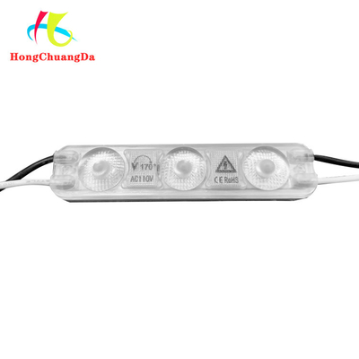 Mô-đun phun LED AC110V 2W 2835 3 Mô-đun dẫn thấu kính ánh sáng cho chữ cái kênh